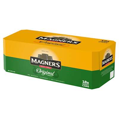 Magners Original Apple Irish Cider Cans 18x440ml Magners Original Apple Irish Cider Cans 18x440ml