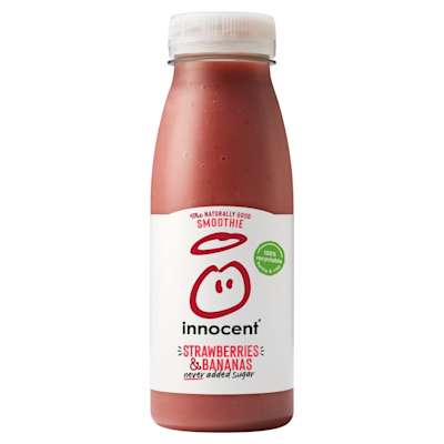 innocent Strawberries & Bananas Smoothie 250ml innocent Strawberries & Bananas Smoothie 250ml