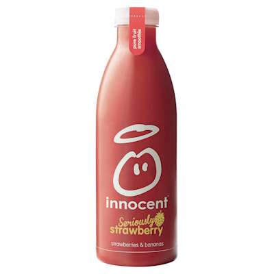 Innocent Strawberries and Bananas Smoothie 750ml Innocent Strawberries and Bananas Smoothie 750ml