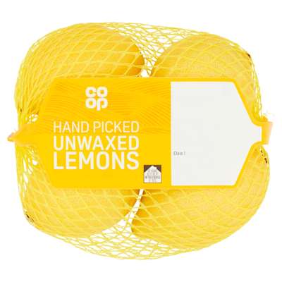 Co-op Hand Picked Unwaxed Lemons Co-op Hand Picked Unwaxed Lemons