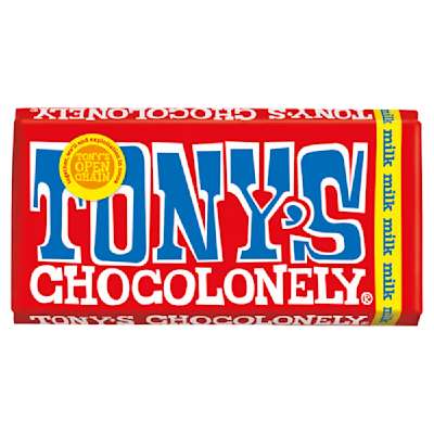 Tony’s Chocolonely Milk Chocolate 180g Tony’s Chocolonely Milk Chocolate 180g