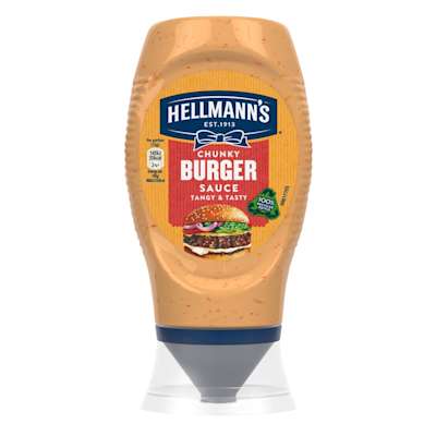 Hellmann's Chunky Burger Sauce 258ml Hellmann's Chunky Burger Sauce 258ml