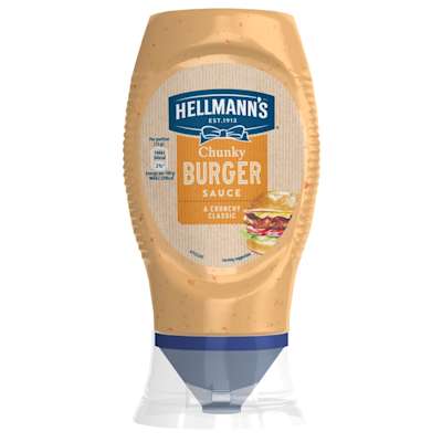 Hellmann's Chunky Burger Sauce 258g Hellmann's Chunky Burger Sauce 258g