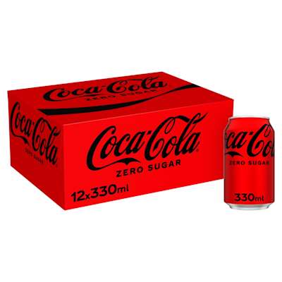 Coca-Cola Zero Sugar 12x330ml Coca-Cola Zero Sugar 12x330ml