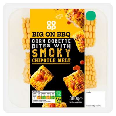 Co-op Corn Cobette With Chipotle Butter 380g Co-op Corn Cobette With Chipotle Butter 380g