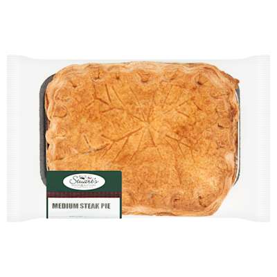 Stuarts Medium Steak Pie Each Stuarts Medium Steak Pie Each