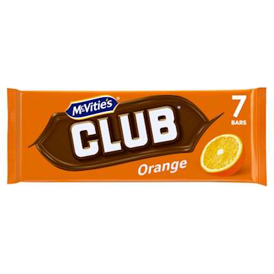 McVitie's Club Orange 7pk McVitie's Club Orange 7pk