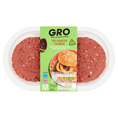 GRO The Quarter Pounder Burger 227g GRO The Quarter Pounder Burger 227g