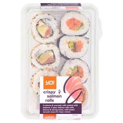 Yo! Crispy Salmon Rolls 169g Yo! Crispy Salmon Rolls 169g