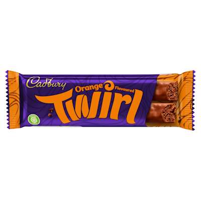 Cadbury Twirl Orange 43g                Cadbury Twirl Orange 43g