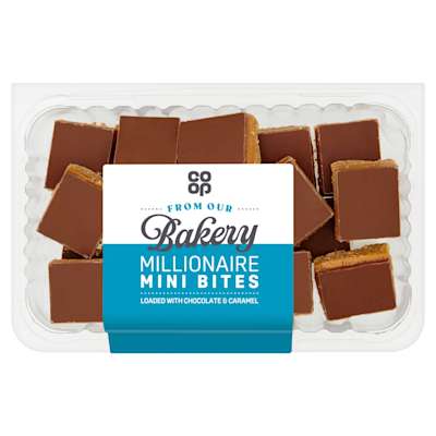 Co-op Millionaire Mini Bites Tub 18s Co-op Millionaire Mini Bites Tub 18s