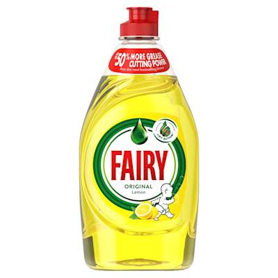 Fairy Washing Up Liquid Lemon 383ml Fairy Washing Up Liquid Lemon 383ml