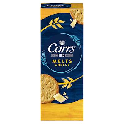 Carr's Cheese Crackers Melts 150g Carr's Cheese Crackers Melts 150g