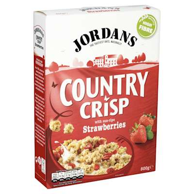 Jordans Country Crisp with Real Strawberries 500g Jordans Country Crisp with Real Strawberries 500g
