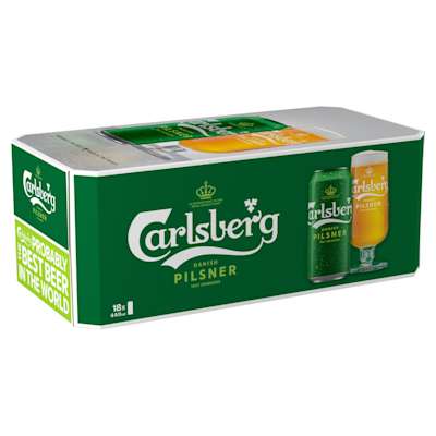Carlsberg Danish Pilsner Lager Beer 18x440ml Carlsberg Danish Pilsner Lager Beer 18x440ml