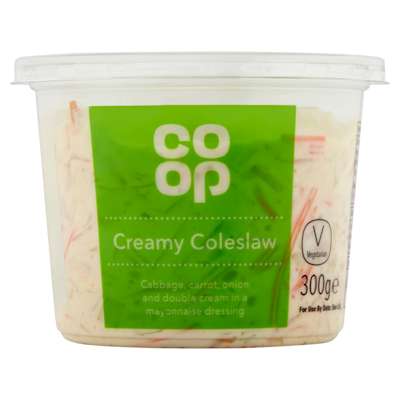 Co-op Creamy Coleslaw 300g Co-op Creamy Coleslaw 300g