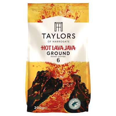 Taylors of Harrogate Hot Lava Java Ground Coffee 200g Taylors of Harrogate Hot Lava Java Ground Coffee 200g