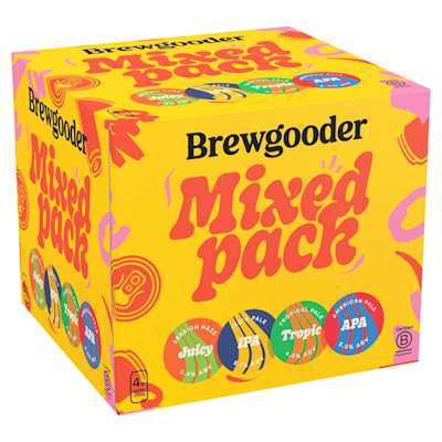 Brewgooder Mixed Craft Cans 4 x 330ml      Brewgooder Mixed Craft Cans 4 x 330ml