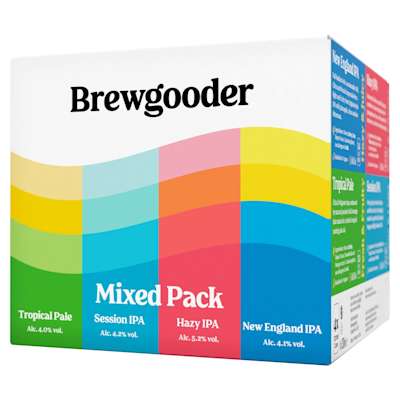 Brewgooder Mixed Craft Cans 4 x 330ml Brewgooder Mixed Craft Cans 4 x 330ml