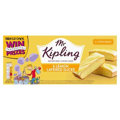 Mr Kipling Lemon Slices 6 pack Mr Kipling Lemon Slices 6 pack