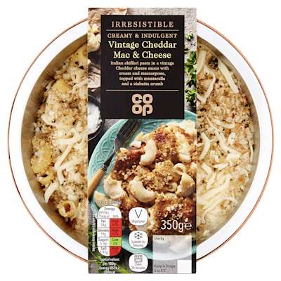 Co-op Irresistible Macaroni Cheese 350g Co-op Irresistible Macaroni Cheese 350g