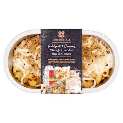 Co-op Irresistible Macaroni Cheese 350g Co-op Irresistible Macaroni Cheese 350g