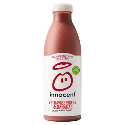 Innocent Strawberries and Bananas Smoothie 750ml Innocent Strawberries and Bananas Smoothie 750ml