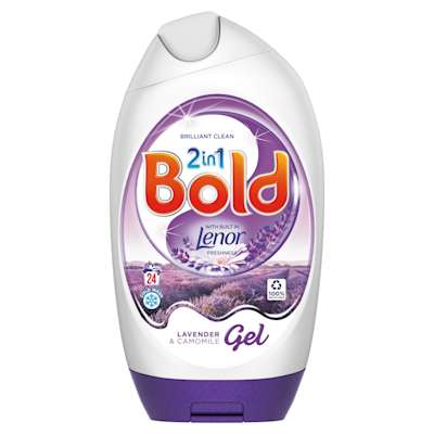 Bold 2 in 1 Lavender and Camomile Gel 24 Washes 888ml Bold 2 in 1 Lavender and Camomile Gel 24 Washes 888ml