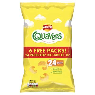 Walkers Quavers 24x16g Walkers Quavers 24x16g