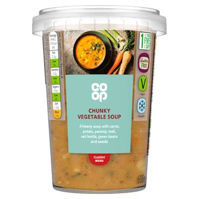 Co-op Chunky Vegetable Soup 600g Co-op Chunky Vegetable Soup 600g