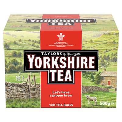 Taylors Yorkshire 160 Tea Bags 500g Taylors Yorkshire 160 Tea Bags 500g