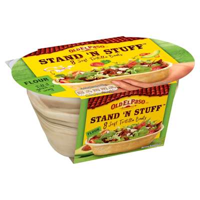 Old El Paso Stand N Stuff Tortilla 193g Old El Paso Stand N Stuff Tortilla 193g