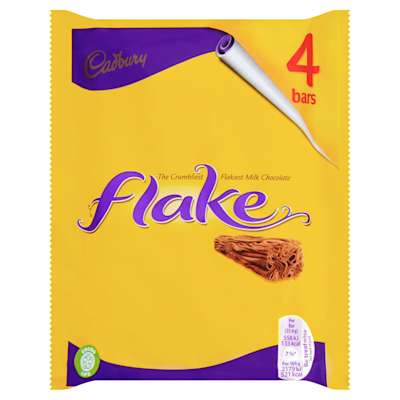 Cadbury Flake 4 Pack 102g Cadbury Flake 4 Pack 102g