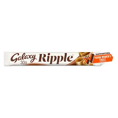 Galaxy Ripple Milk Chocolate Snack Bar 30g Galaxy Ripple Milk Chocolate Snack Bar 30g