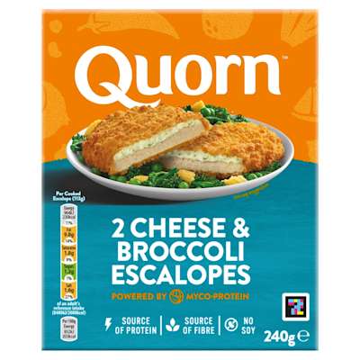 Quorn Cheese & Broccoli Escalope 240g Quorn Cheese & Broccoli Escalope 240g