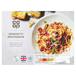 Co-op Spaghetti Bolognese 400g Co-op Spaghetti Bolognese 400g