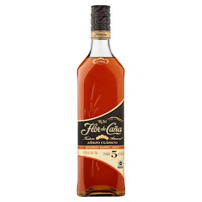 Flor De Cana 5 Year Old Rum 70cl Flor De Cana 5 Year Old Rum 70cl