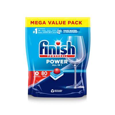 Finish All In One Dishwasher Tablets 80s Finish All In One Dishwasher Tablets 80s