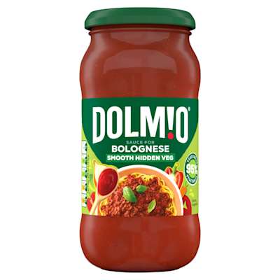 Dolmio Bolognese Smooth Hidden Vegetable Pasta Sauce 450g Dolmio Bolognese Smooth Hidden Vegetable Pasta Sauce 450g