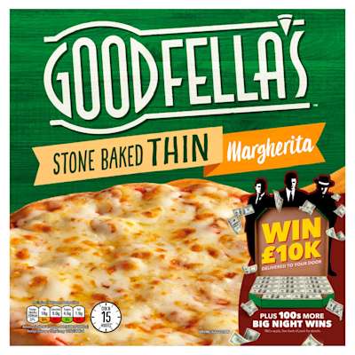 Goodfella's Stonebaked Thin Margherita Pizza 345g Goodfella's Stonebaked Thin Margherita Pizza 345g