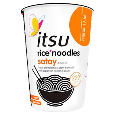 Itsu Satay Noodle Cup 64g Itsu Satay Noodle Cup 64g