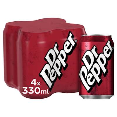Dr Pepper 4 x 330ml Dr Pepper 4 x 330ml