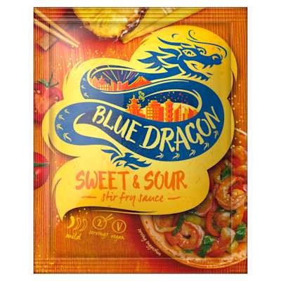 Blue Dragon Sweet & Sour Stir Fry Sauce 120g Blue Dragon Sweet & Sour Stir Fry Sauce 120g