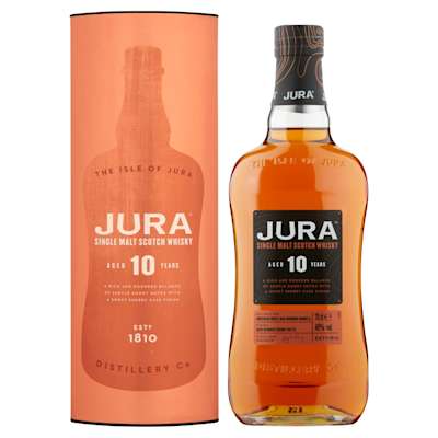 Jura 10 Year Old Single Malt Whisky 70cl Jura 10 Year Old Single Malt Whisky 70cl