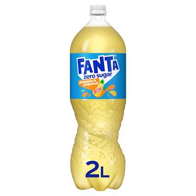Fanta Zero Sugar Pineapple & Grapefruit 2ltr Fanta Zero Sugar Pineapple & Grapefruit 2ltr