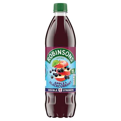 Robinsons Double Concentrate Apple & Blackcurrant 750ml Robinsons Double Concentrate Apple & Blackcurrant 750ml