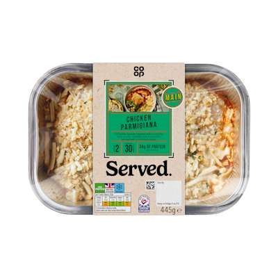 Co-op Chicken Parmigiana 445g Co-op Chicken Parmigiana 445g