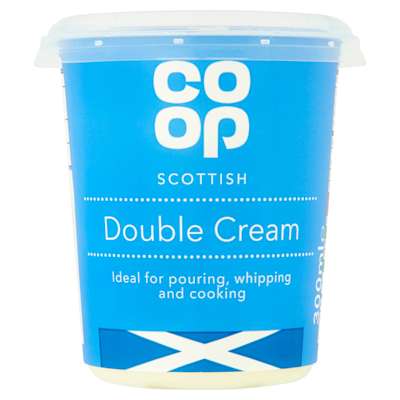 Co-op Scottish Double Cream 300ml Co-op Scottish Double Cream 300ml