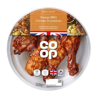 Co-op Kansas BBQ Drums 350g Co-op Kansas BBQ Drums 350g