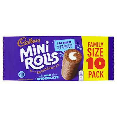 Cadbury Mini Rolls 10 Pack Cadbury Mini Rolls 10 Pack